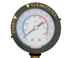 گیج فشار با نمایشگر زمان شستشو و تعویض فیلتر