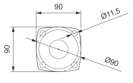 ابعاد و اندازه فلنچ 2 اینچ گراتفوس