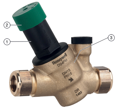 جدول متریال شیر فشارشکن هانیول مدل DO4FM