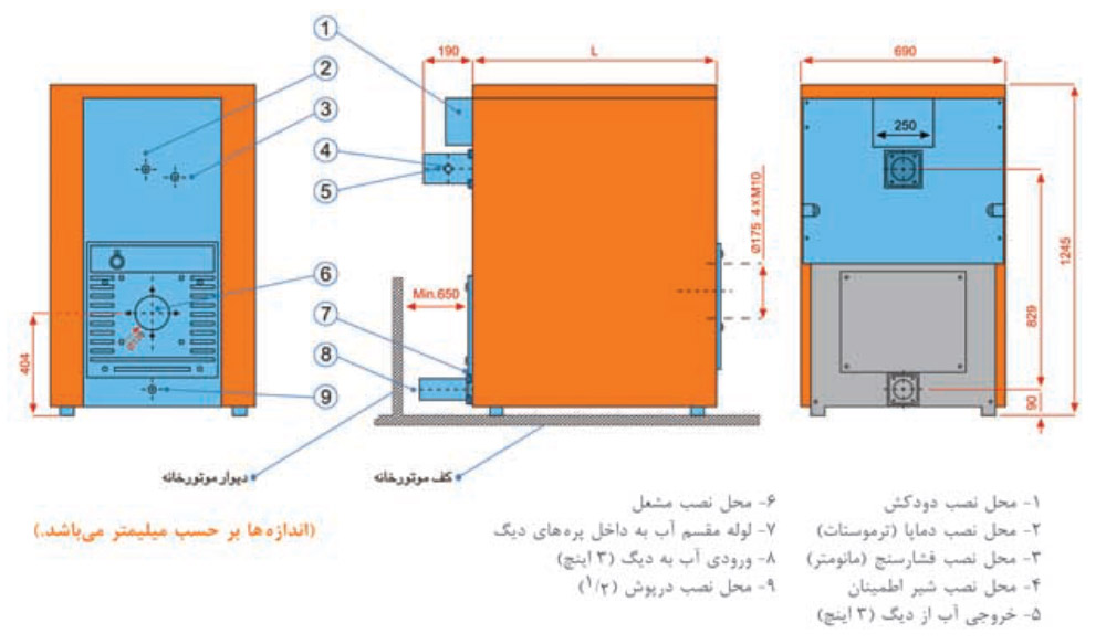 دیگ چدنی ام آی تری MI3 مدل M