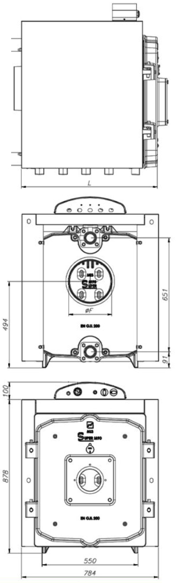 دیگ چدنی ام آی تری MI3 مدل Super SM90