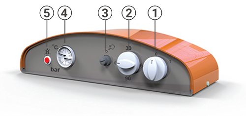 راهنمای پنل آنالوگ دیگ چدنی MI3 راهنمای پنل آنالوگ دیگ چدنی MI3