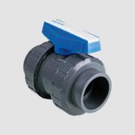 شیر توپی مهره دار چسبی UPVC پیمتاش 2 1/2 اینچ - Image 2