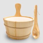 سطل و ملاقه چوبی سونا PL01 - Image 2