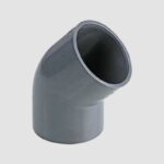 زانو 45 درجه چسبی UPVC پیمتاش 40 - Image 2