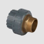 مهره ماسوره یک سر مغزی برنجی UPVC پیمتاش 63