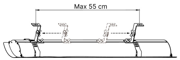 مشخصات ابعادی هیتر برقی Space s