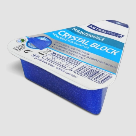 ژل شفاف کننده آب استخر Crystal Block آسترال