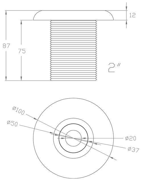 ابعاد و اندازه فوت کن استخر تمام استیل آکوامارین WSS58 