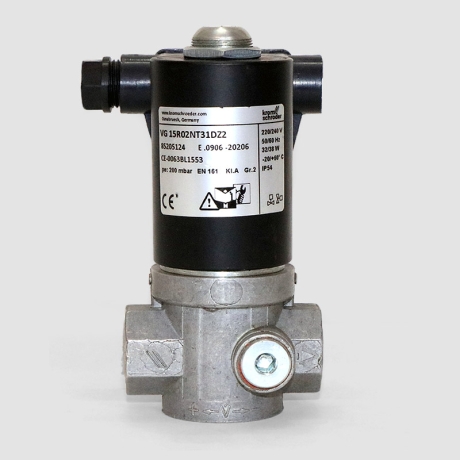 شیر برقی گاز 1/2 اینچ تک ضرب کروم شرودر