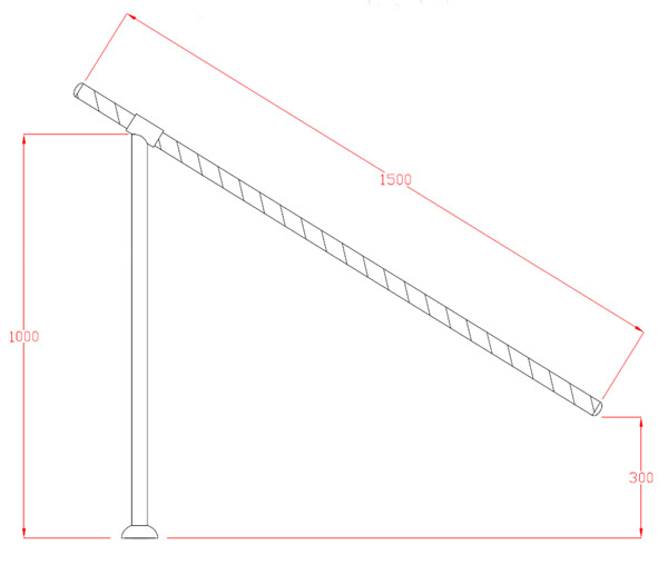 ابعاد و اندازه اگزیت هندریل آکوامارین مدل لاندا landa
