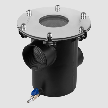 19 استرینر استیل آکوامارین 1/2 2 اینچ درب شفاف STR7BG